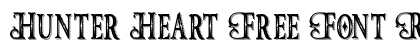 Hunter Heart Free Font Regular preview