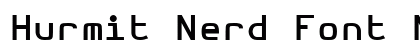 Hurmit Nerd Font Mono bold preview
