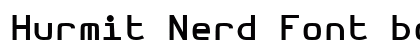Hurmit Nerd Font bold preview