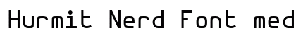 Hurmit Nerd Font medium preview