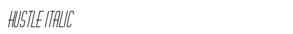 Hustle Italic preview