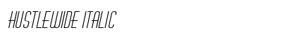 HustleWide Italic preview