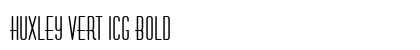 Huxley Vert ICG Bold Font