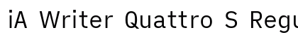 iA Writer Quattro S Regular Preview