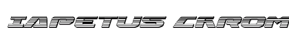 Iapetus Chrome Italic Italic preview