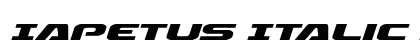 Iapetus Italic Italic preview