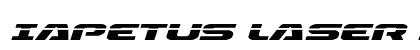 Iapetus Laser Italic Italic preview