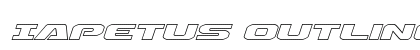 Iapetus Outline Italic Italic preview