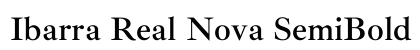 Ibarra Real Nova SemiBold Regular Preview