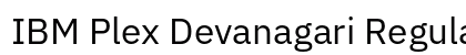 IBM Plex Devanagari Regular Preview