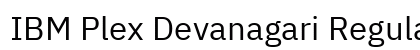 IBM Plex Devanagari Regular Preview