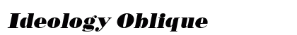 Ideology Oblique preview