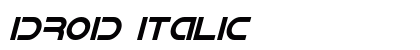 IDroid Italic Preview