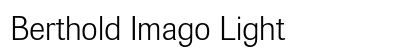 Berthold Imago Light Preview