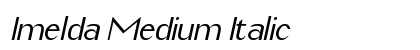 Imelda Medium Italic Preview