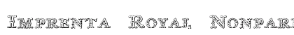 Imprenta Royal Nonpareil Beveled Regular preview