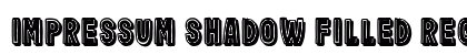 Impressum Shadow Filled Regular preview