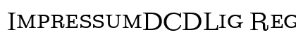 ImpressumDCDLig Regular preview