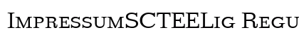 ImpressumSCTEELig Regular preview