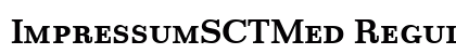 ImpressumSCTMed Regular preview