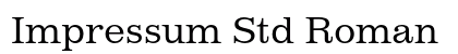 Impressum Std Roman preview