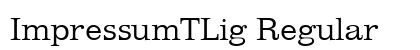ImpressumTLig Regular preview