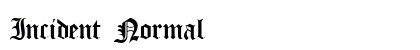 Incident Normal preview