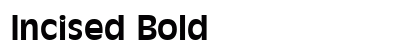 Incised Bold Preview
