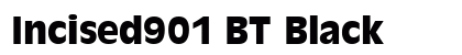 Incised901 BT Black preview