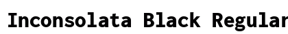 Inconsolata Black Regular preview