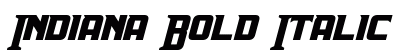 Indiana Bold Italic Preview