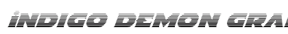 Indigo Demon Gradient Italic Italic preview