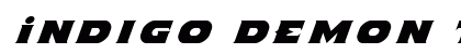 Indigo Demon Title Italic Italic preview