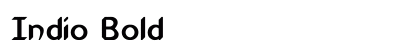 Indio Bold preview