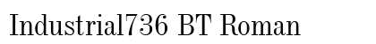 Industrial736 BT Roman preview