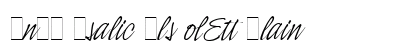 Indy Italic Alt LET Plain preview