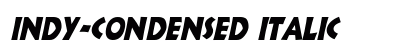 Indy-Condensed Italic preview