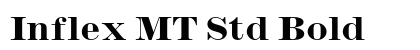 Inflex MT Std Bold preview