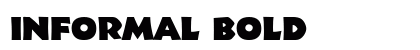 Informal Bold preview