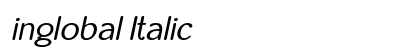 inglobal Italic Preview