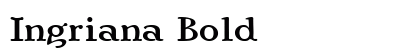 Ingriana Bold preview