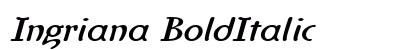 Ingriana BoldItalic Preview
