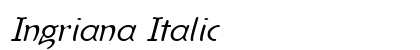 Ingriana Italic Preview