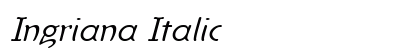 Ingriana Italic Preview