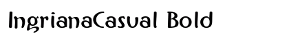 IngrianaCasual Bold preview