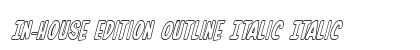 In-House Edition Outline Italic Italic preview