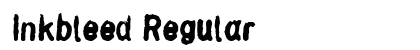 Inkbleed Regular Preview