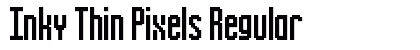 Inky Thin Pixels Regular preview