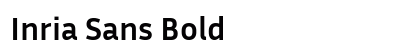 Inria Sans Bold preview