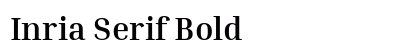 Inria Serif Bold preview